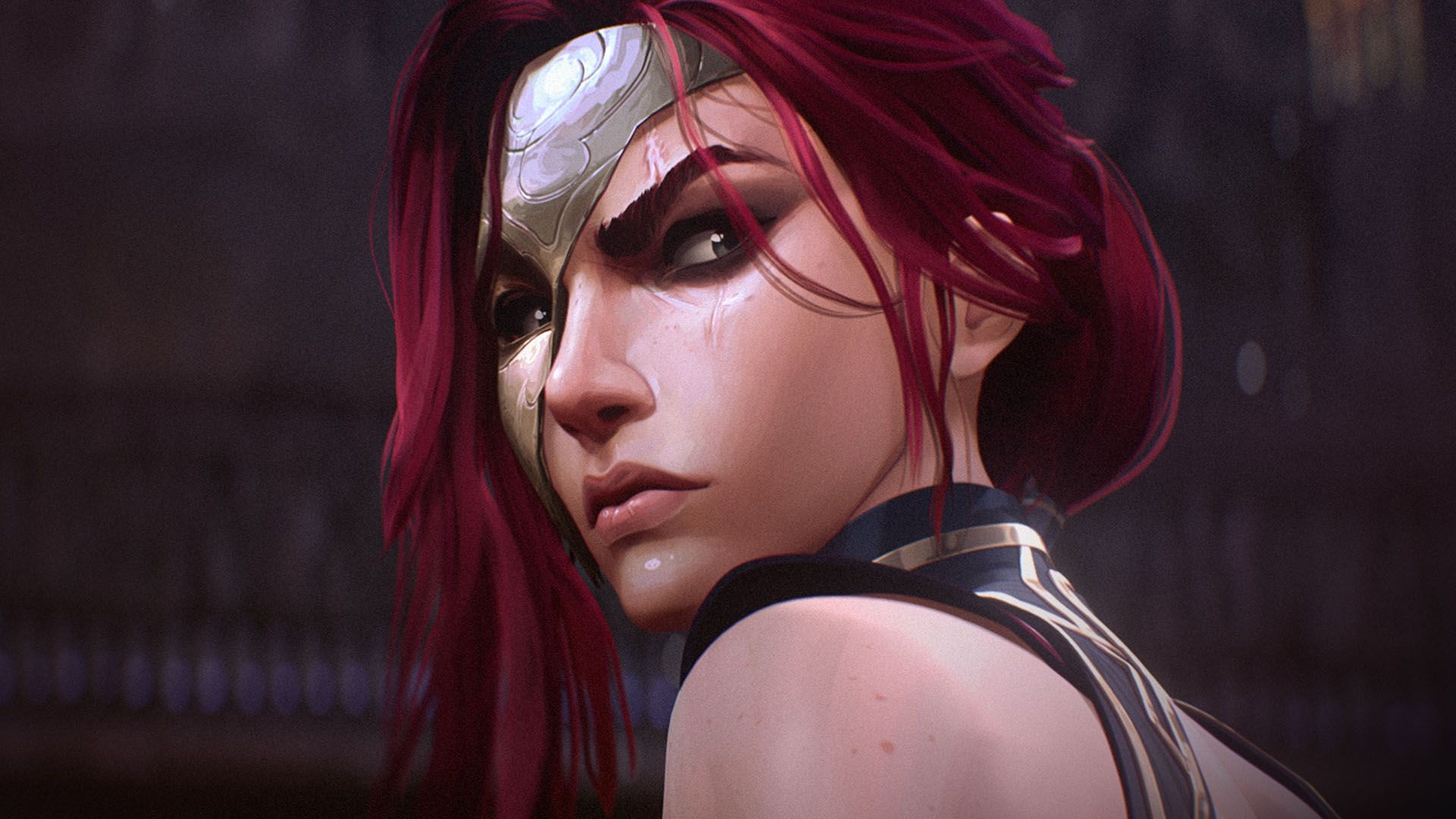 League of Legends – art cinématique officiel Katarina, cinématique Welcome to Noxus (1920×1080 px)